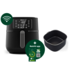 Philips Series 5000 HD9285 XXL Connected Airfryer 2000W Mørk sølv/sort