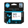 HP 343 Farve (cyan, magenta, gul) 330 sider Blæk C8766EE