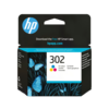 HP 302 Farve (cyan, magenta, gul) 150 sider Blæk F6U65AE