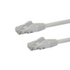 StarTech.com 10m CAT6 Cable - White Snagless CAT 6 Wire - 100W RJ45 UTP 650MHz Category 6 Network Patch Cord UL/TIA (N6PATC10MWH) CAT 6 10m Patchkabel Hvid