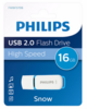 Philips FM16FD70B Snow edition 2.0 16GB USB 2.0 USB stick Blå Hvid