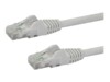 StarTech.com 10m CAT6 Cable - White Snagless CAT 6 Wire - 100W RJ45 UTP 650MHz Category 6 Network Patch Cord UL/TIA (N6PATC10MWH) CAT 6 10m Patchkabel Hvid