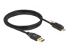Delock USB Type-C kabel 1.5m Sort