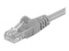 Goobay RJ45 CAT 6 U/UTP CCA 1m Grey