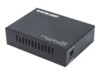 Intellinet 10GBase-T to 10GBase-R Media Converter, 1 x 10 GB SFP Slot, 1 x 10GB RJ45 Port (Euro 2-pin plug) Medieomsætter Gigabit Ethernet 10 Gigabit Ethernet 5 Gigabit Ethernet 2.5 Gigabit Ethernet