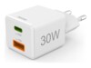 Hama Adapter 30Watt 1xUSB-A 3.0 1xUSB-C