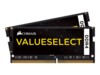 CORSAIR Value Select DDR4 16GB kit 2133MHz CL15 Ikke-ECC SO-DIMM 260-PIN