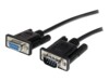 StarTech.com 1m Black Straight Through DB9 RS232 Serial Cable - M/F (MXT1001MBK) Serielforlængerkabel 1m Sort