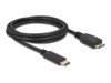 Delock USB Type-C kabel 2m Sort
