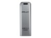 PNY Elite Steel 256GB USB 3.1 USB stick Sølv