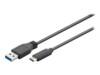 goobay USB Type-C kabel 3m Sort
