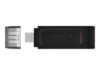 Kingston DataTraveler 70 128GB USB-C 3.2 Gen 1 USB stick Sort