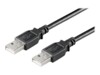 goobay USB-kabel 3m Sort