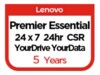 Lenovo Committed Service Essential Service YourDrive YourData Premier Support Support opgradering 5år