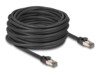 DeLOCK CAT 6a U/FTP 15m Netværkskabel Sort