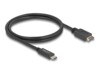 DeLOCK USB Type-C kabel 1m Sort