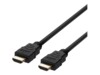 DELTACO HU-10 HDMI-kabel 1m Sort