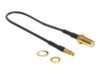 DeLOCK RF-kabel 20cm Sort Sort