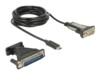 Delock USB/serialkabelsæt Sort
