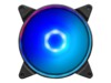 Chieftec ZF-1425RGB Fan 1-pack Sort 140 mm