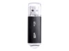 SILICON POWER Blaze B02 64GB USB 3.1 USB stick Sort Transparent