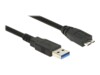 Delock USB-kabel 2m Sort