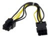 StarTech.com 8in 6 pin PCI Express Power Extension Cable - Power extension cable - 6 pin PCIe power (M) to 6 pin PCIe power (F) - 7.9 in - black - PCIEPOWEXT Forlængerkabel til strøm 20cm Sort