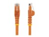 StarTech.com 1m CAT6 Cable - Orange Snagless CAT 6 Wire - 100W RJ45 UTP 650MHz Category 6 Network Patch Cord UL/TIA (N6PATC1MOR) CAT 6 Ikke afskærmet parsnoet (UTP) 1m Patchkabel Orange