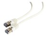 Cablexpert CAT 6 Kabel med folie og kobberfletning (FTP) 50cm Patchkabel Hvid