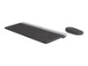 Logitech Slim Wireless Combo MK470 Tastatur og mus-sæt Trådløs
