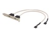 DELTACO USB-panel 30cm Beige