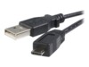StarTech.com 0.5m Micro USB Cable A to Micro B USB-kabel 50cm Sort