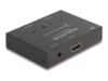 DeLock Video/audioopdeler/switch 2 porte HDMI