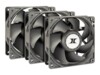 Inter-Tech Fan 3-pack Sort 120 mm