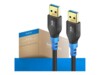 PureLink FlexInstall Series USB 3.2 Gen 1x1 USB-kabel Sort