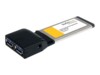 StarTech.com 2 Port ExpressCard SuperSpeed USB 3.0 Card Adapter UASP - USB 3.0 Controller - USB 3.0 ExpressCard - USB 3.0 Adapter (ECUSB3S22) USB-adapter USB SuperSpeed USB 3.0 USB 2.0