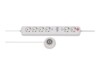 brennenstuhl Eco-Line Extension Socket Comfort Plus EL CSP 24 6-way 1,5m H05VV-F 3G1,5 2 permanent, 4 switchable Stikdåse 6-stik Hvid 1.5m