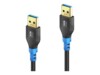 PureLink FlexInstall Series USB 3.2 Gen 1x1 USB-kabel Sort