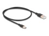 Delock USB Type-C kabel 50cm Sort