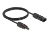 Delock Solkabel 1m Sort