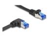 DeLOCK CAT 6a S/FTP 3m Netværkskabel Sort