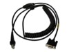 Honeywell Serielt kabel Sort 3m