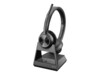 Poly Savi 7320 Trådløs Trådløst headset-system Sort