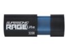 Patriot Supersonic Rage Lite 32GB USB 3.2 Gen 1 USB stick Sort Blå