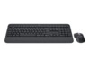 Logitech Signature MK650 Combo for Business Sæt med mus og tastatur Pressestempel Trådløs Tysk