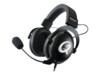 QPAD QH-91 Kablet Høretelefoner Sort