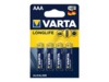 Varta Longlife AAA / LR03 Standardbatterier 4