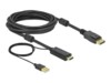 Delock Video/audiokabel 5m Sort