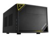 Sharkoon SHARK ZONE C10 Tower Mini ITX Sort Gul