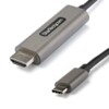 StarTech.com 6ft (2m) USB C to HDMI Cable 4K 60Hz with HDR10, Ultra HD USB Type-C to 4K HDMI 2.0b Video Adapter Cable, USB-C to HDMI HDR Monitor/Display Converter, DP 1.4 Alt Mode HBR3 - Thunderbolt 3 Compatible (CDP2HDMM2MH) Videoadapterkabel 2m Sort